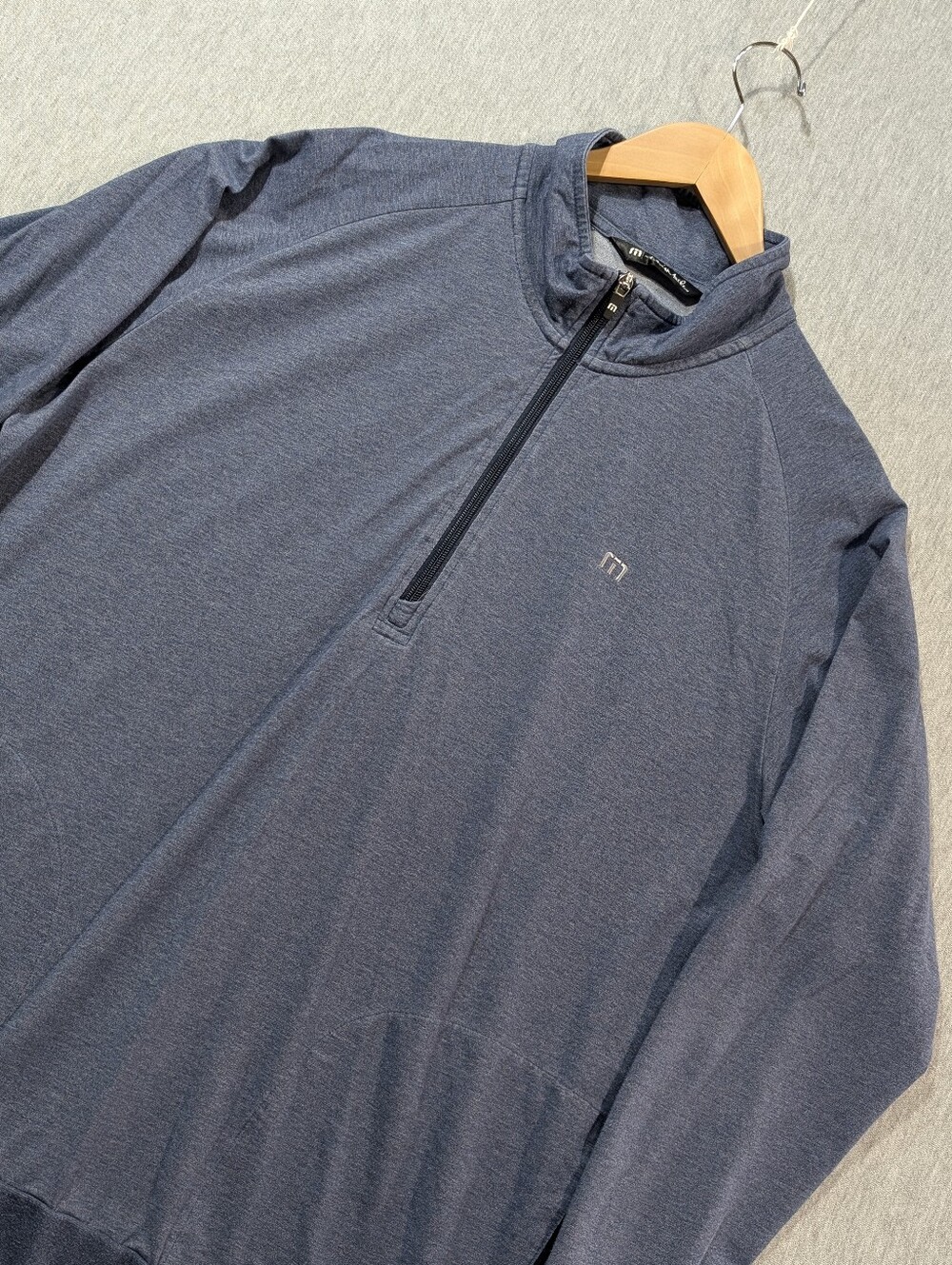 Travis Mathew 1/4 Zip Golf Pullover Men's XL Blue